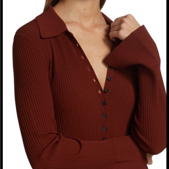 A.L.C. Ribbed Lance Midi Dress - Picture 3 of 3